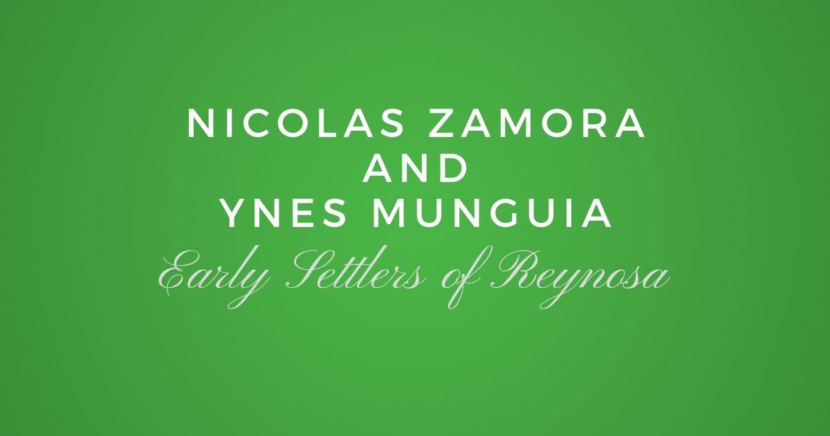 Nicolas Zamora and Ynes Munguia