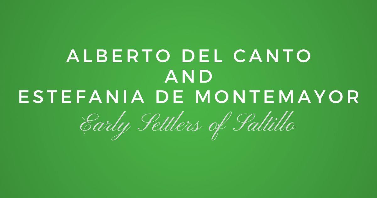 Alberto del Canto and Estefania de Montemayor