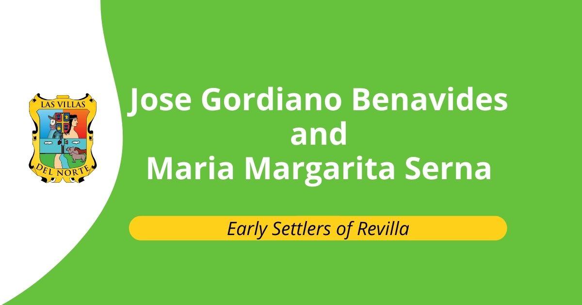 Jose Gordiano Benavides and Maria Margarita Serna