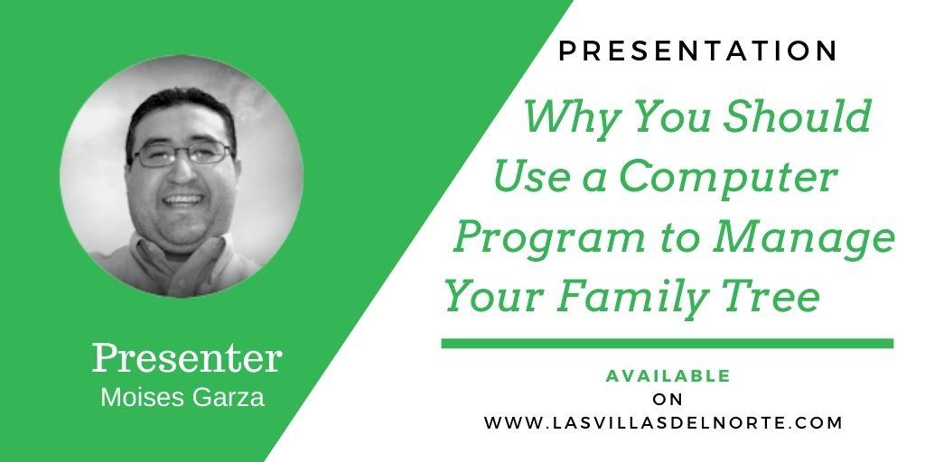Why You Should Use a Computer Program to Manage Your Family Tree