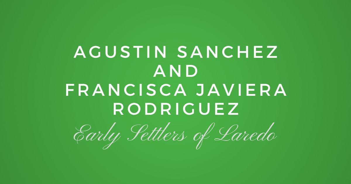 Agustin Sanchez and Francisca Javiera Rodriguez