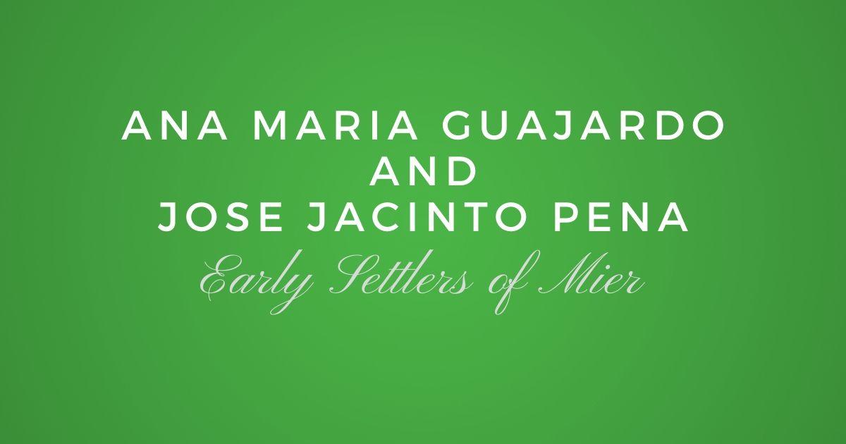 Ana Maria Guajardo and Jose Jacinto Pena