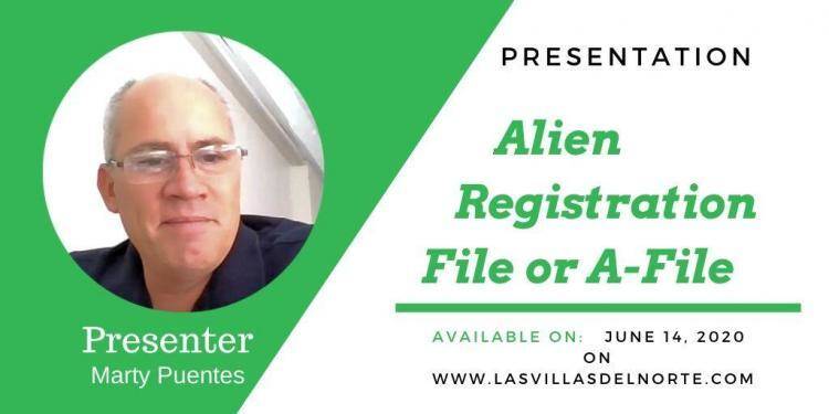 Alien Registration File or A-File