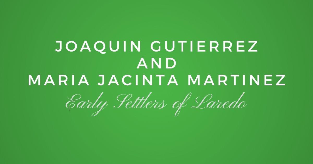 Joaquin Gutierrez and Maria Jacinta Martinez