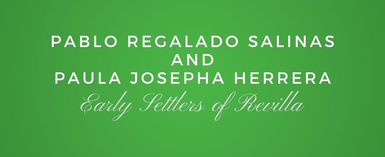 Pablo Regalado Salinas and Paula Josepha Herrera