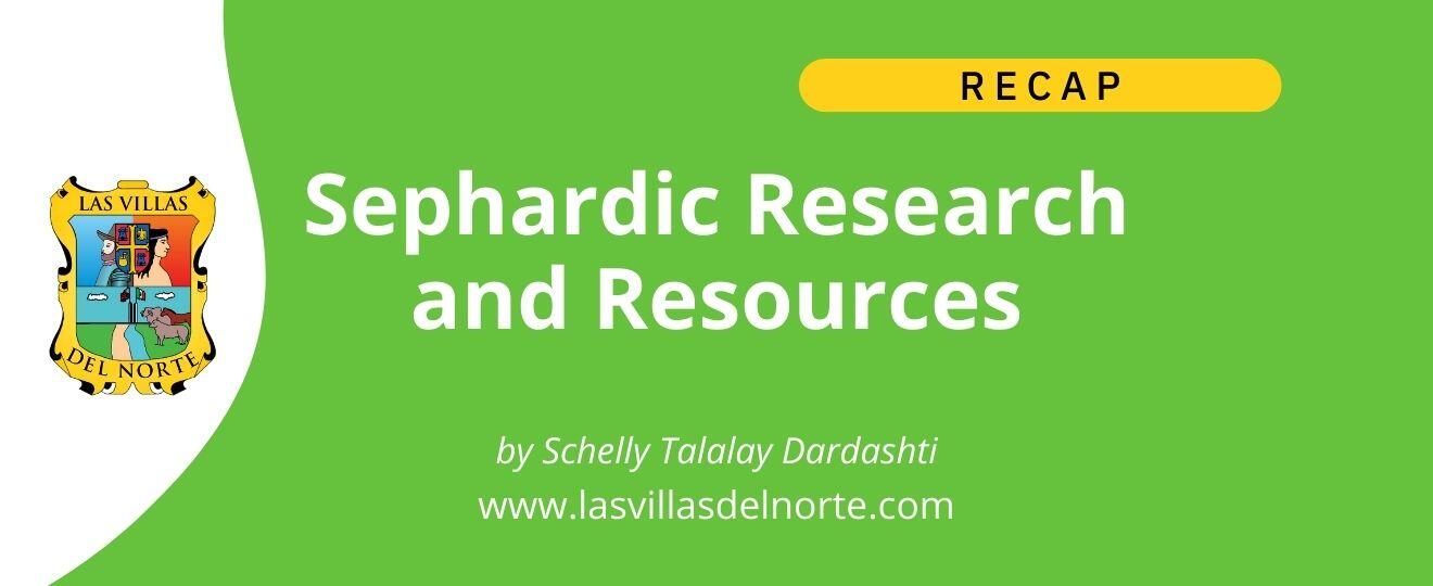 Sephardic Research and Resources