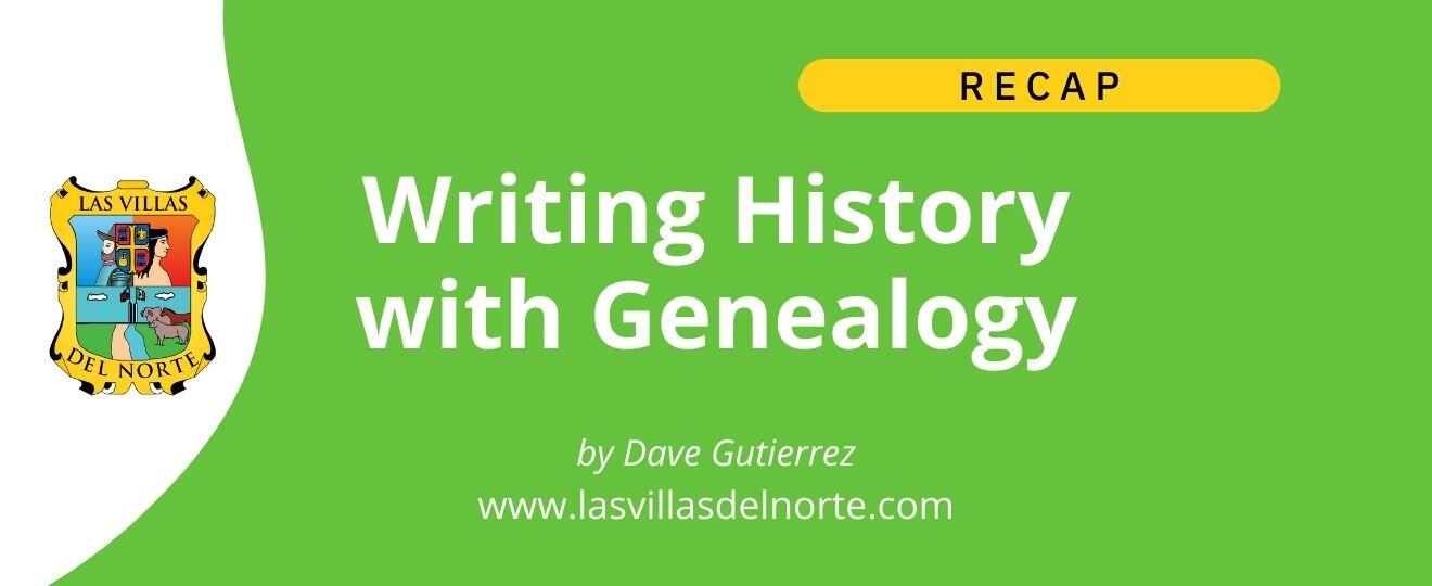 Writing History With Genealogy