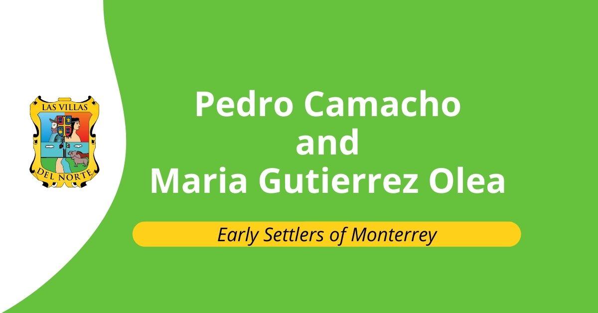 Pedro Camacho and Maria Gutierrez Olea