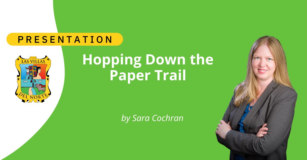 Hopping Down the Paper Trail