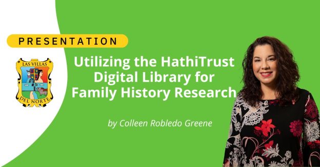 Utilizing the HathiTrust Digital Library for Family History Research