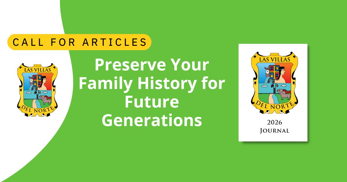 Las Villas del Norte Call for Articles 2026 Journal