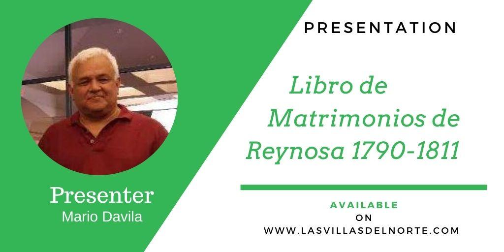 Libro de Matrimonios de Reynosa 1790-1811