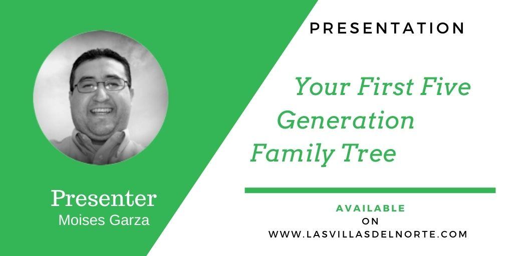 Your First Five Generation Family Tree