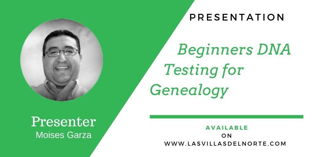 Beginners DNA Testing for Genealogy