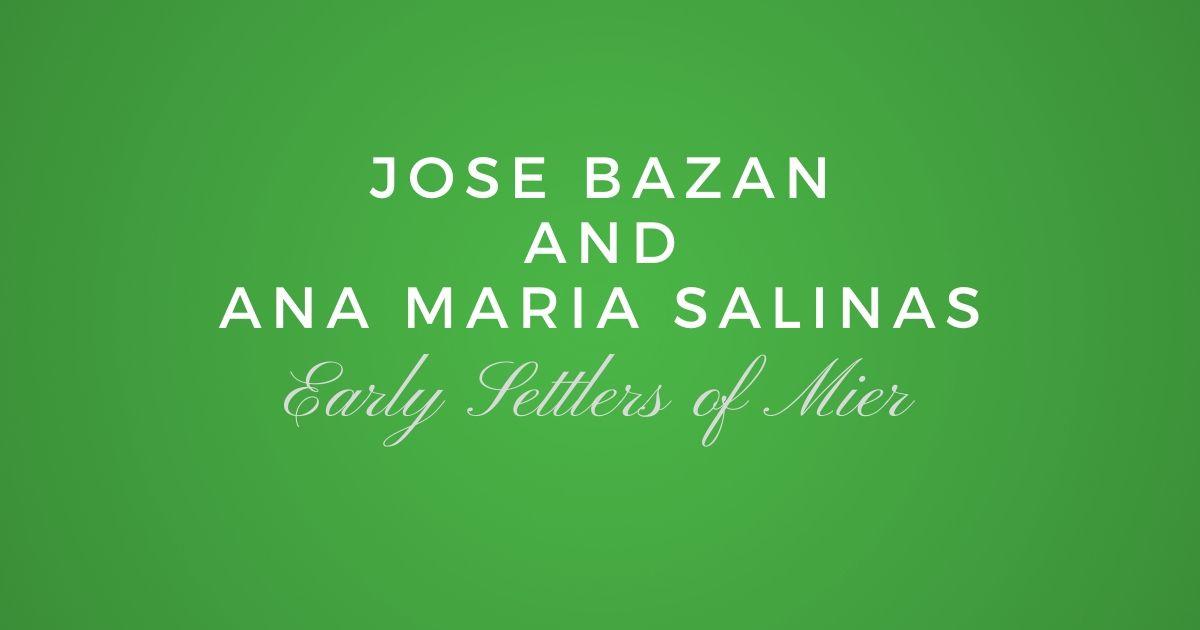 Jose Bazan and Ana Maria Salinas